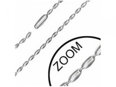 2.4mm Small Steel Necklace CH-002C-2.4
