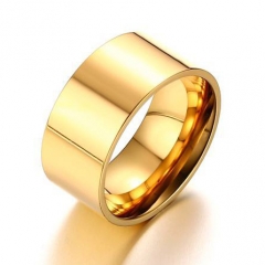 Gold Stainless Steel Ring RS-0846B