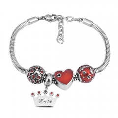 Stainless Steel Charms Bracelet  L160035