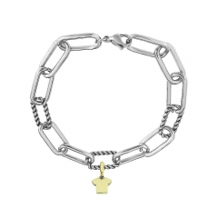 Stainless Steel Me Link Bracelet with Small Charms ML205