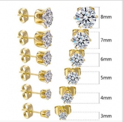 5PCS women cute stud earrings XXXE-0125