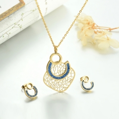 Stainless steel necklace set for women STAO-3848D