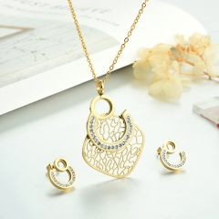 Stainless steel necklace set for women STAO-3848A