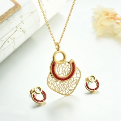 Stainless steel necklace set for women STAO-3848B