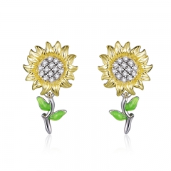 sterling silver fashion earrings jewelry SCE919