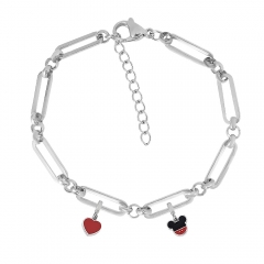 stainless steel cuban bracelet homme jewelry  AML030