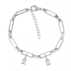 stainless steel cuban bracelet homme jewelry  AML053