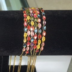 copper charm diamond bracelet  TTTB-0238