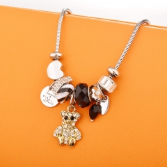 new trendy gold stainless steel women necklace  NS-0863