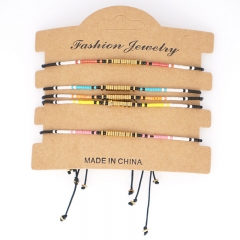 Women Handmade Miyuki Seed Beads Bracelets     MI-B190431