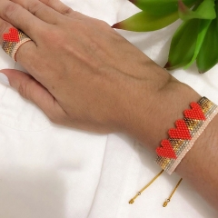 Women Handmade Miyuki Seed Beads Bracelets   MI-B200164