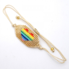 Women Handmade Miyuki Seed Beads Bracelets   MI-B200203