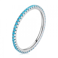 925 Sterling Silver Jewelry Women Rings for Gift   SCR066-BU