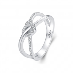 925 Sterling Silver Fashion Jewelry Women Rings  BSR464