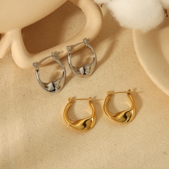 Women Jewelry Stainless Steel Gold drop Earrings  ES-2823