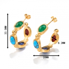 stainless steel earings jewelry women wholesale ES-3129G