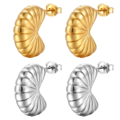 stainless steel gold plated top quality fashion earrings for women  ES-3082