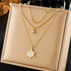 necklace women's 18 gold plated necklace jewelry NS-1902