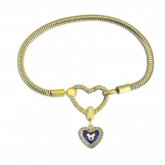 Stainless Steel Heart Bracelet Charms Wholesale  PDM269