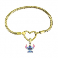 Stainless Steel Heart Charms Bracelet Women Luxury PDM150