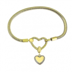 Stainless Steel Heart Bracelet Charms Wholesale  PDM270