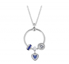 stainless steel charm necklace for girl PDN799