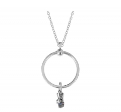 stainless steel charm necklace for girl PDN782