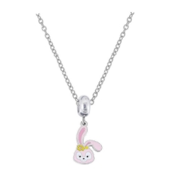 Stainless Steel Gold plated Charms Necklace  PDN217
