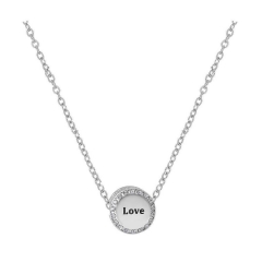 Stainless Steel Pan Pendant One Charm Necklace  PDN363