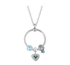 stainless steel charm necklace for girl PDN810