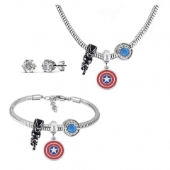 Stainless Steel Pandent Charms Jewelry Set   PDS285