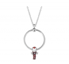 stainless steel charm necklace for girl PDN778